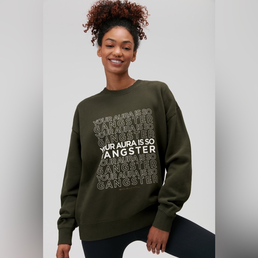 NWT Spiritual Gangster Aura Boyfriend Pullover - Size S - Picture 3 of 10